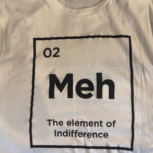 Old Navy “Meh” Graphic T-Shirt | White | XL